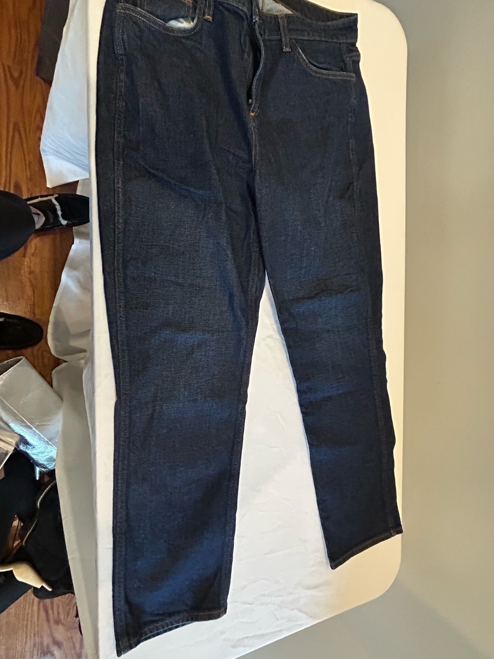 Joe's Jeans  the Lara mid rise cigarette ankle Dark Indigo Denim